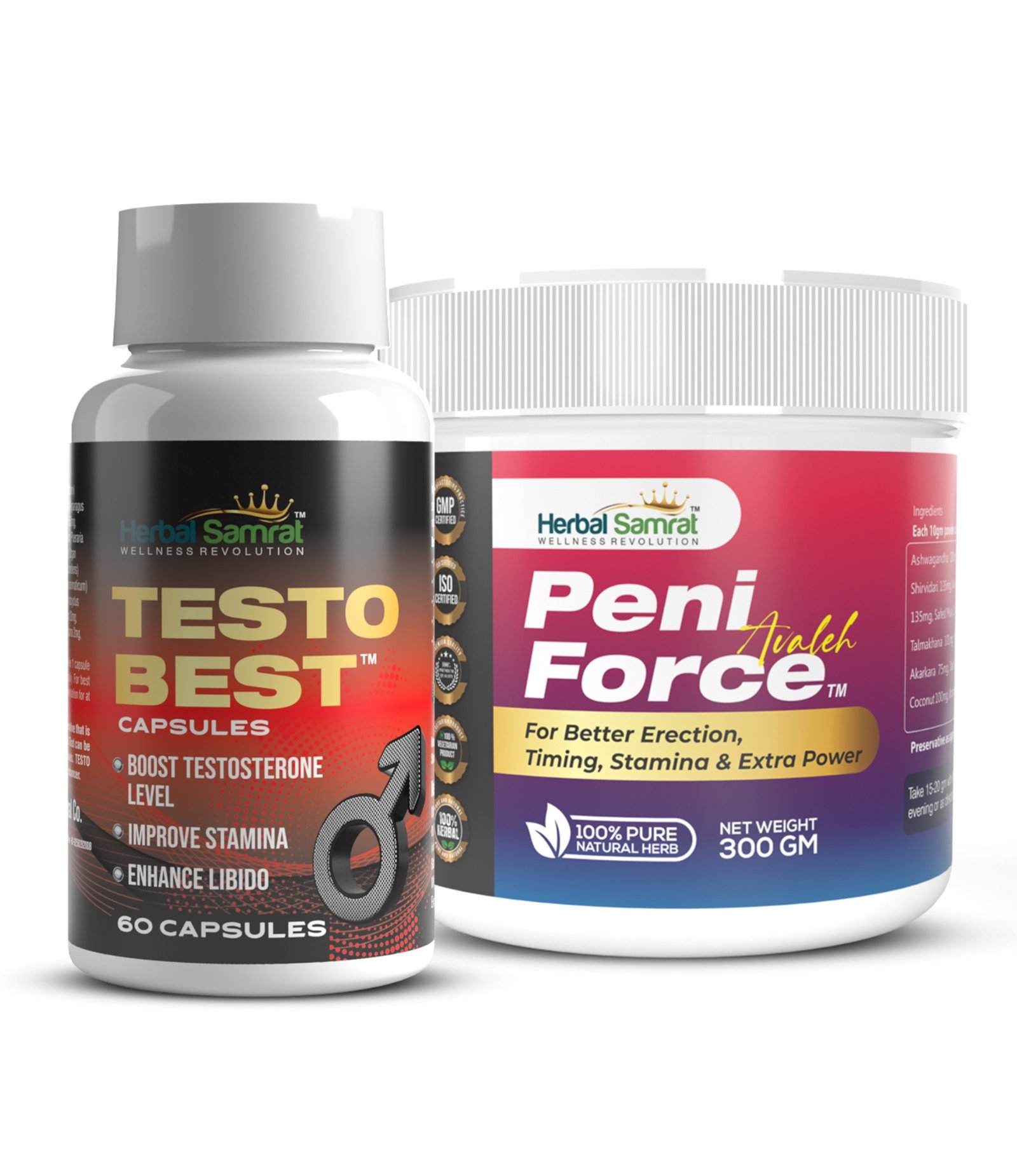 PeniForce And Testobest Combo Pack – Herbal Samrat